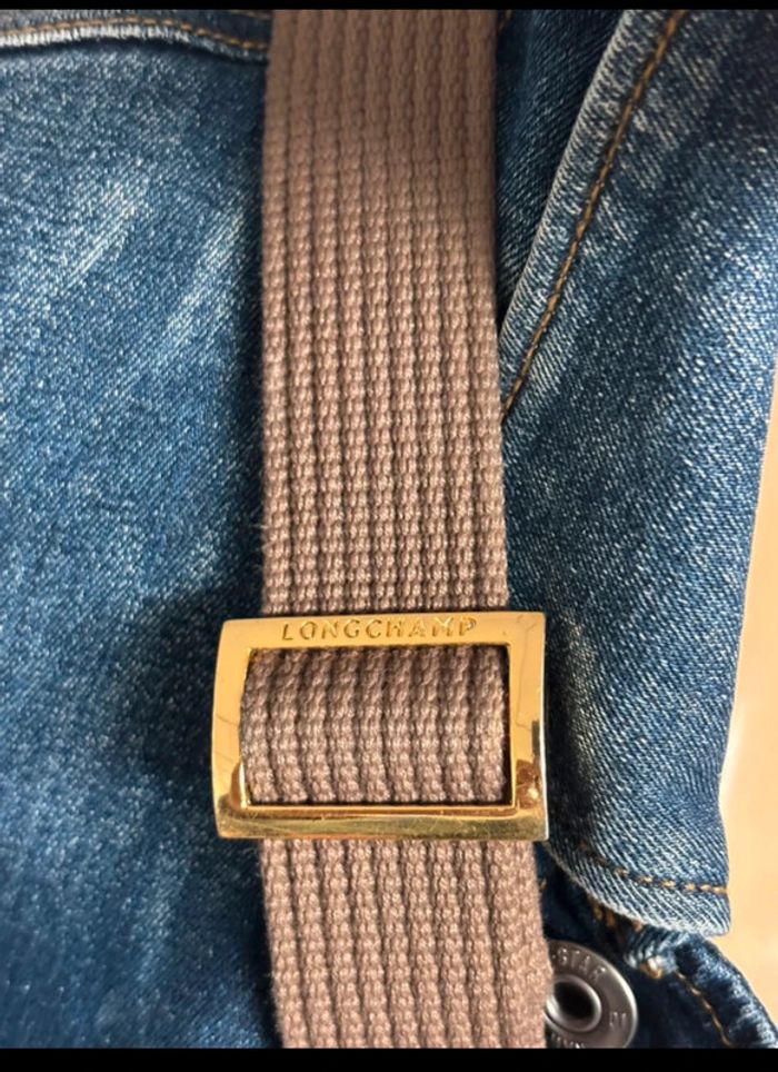 Sac bandoulière Longchamp authentique – Vert turquoise & marron - photo numéro 9