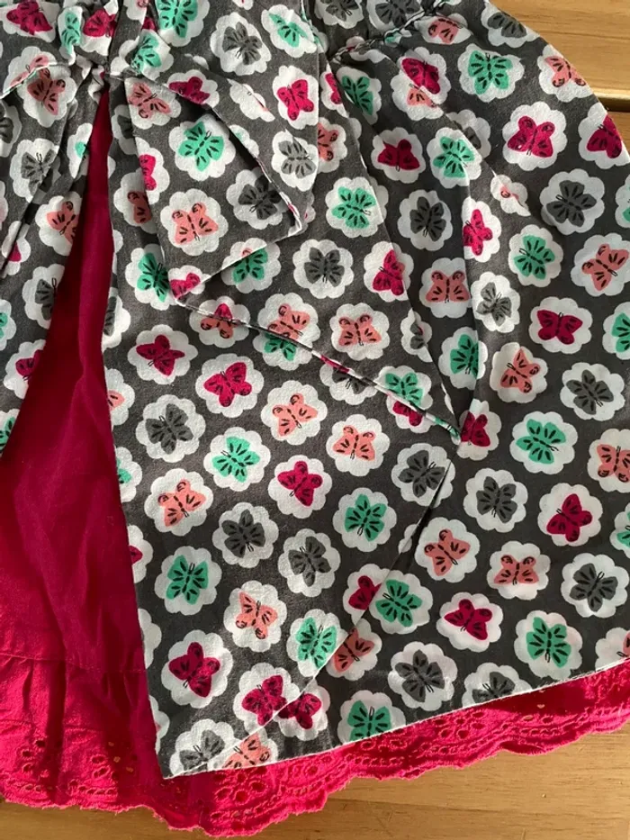 Jupe prémaman rose papillon multicolore - photo numéro 4