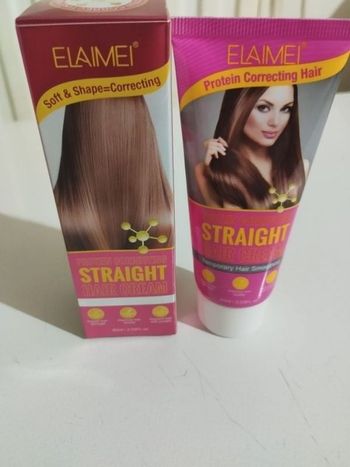 Crème lissante cheveux
