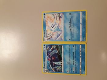 Prédastérie + Sorboul lot de 2 cartes Pokémon neuves
