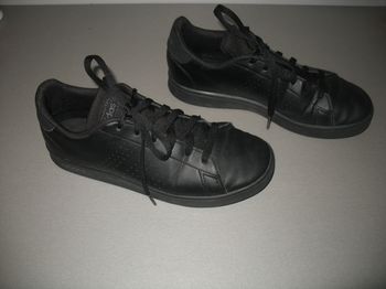BASKETS BASSES NOIRE A LACETS "ADIDAS" - P38 - n°09