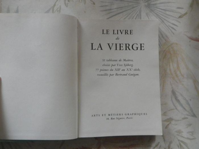 Le livre de la Vierge par Bertrand Guégan Ed. Arts et Métiers Grraphiques - photo numéro 5