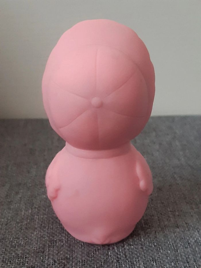 Jouet Pouet vintage : canard rose - photo numéro 3