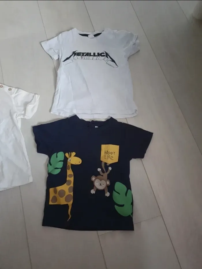 Tee-shirts manches courtes 23/24mois - photo numéro 2
