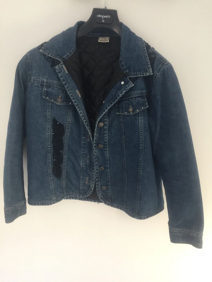 Veste jean femme molletonnée taille 40/42