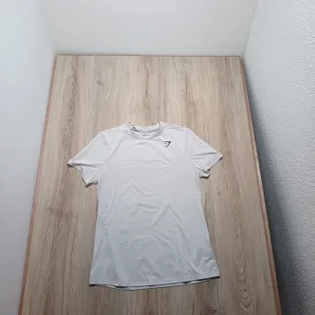 Teeshirt gymshark homme S blanc