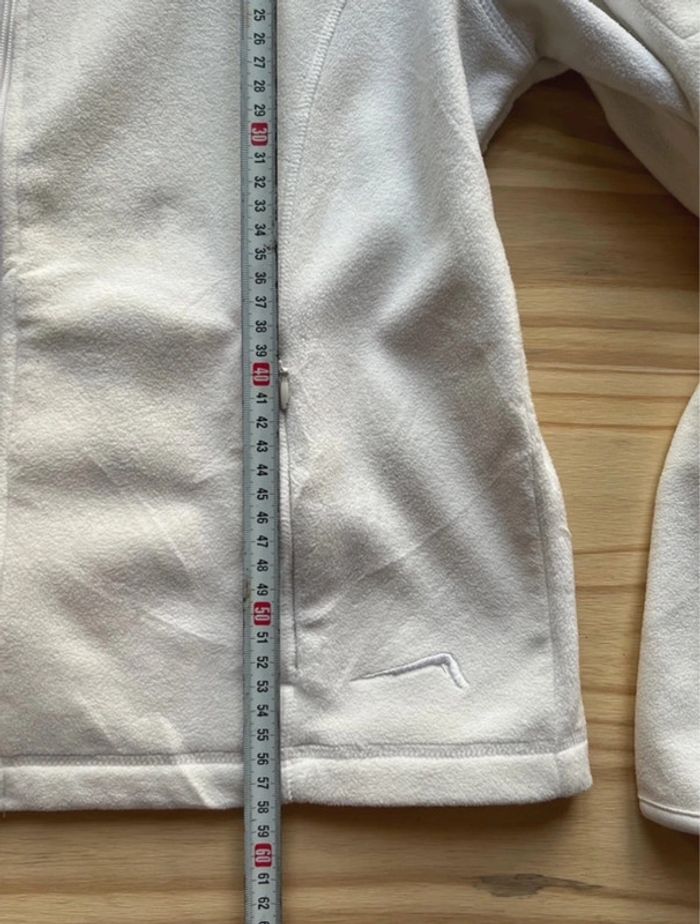 Polaire Polar Edge vintage taille M couleur blanche crème - photo numéro 9