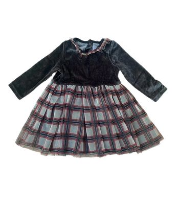 Robe de fêtes en velours et tulle Petit Bateau 18 mois