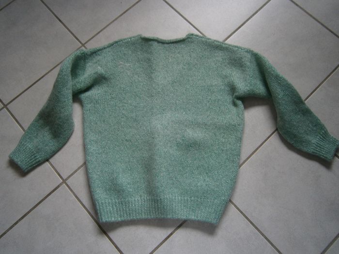 Pull ML vert MAISON ANJE Taille S - photo numéro 10