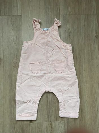 Salopette Verbaudet rose 9 mois