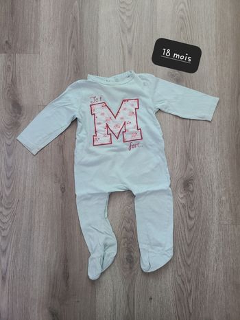 Pyjama léger  18 mois