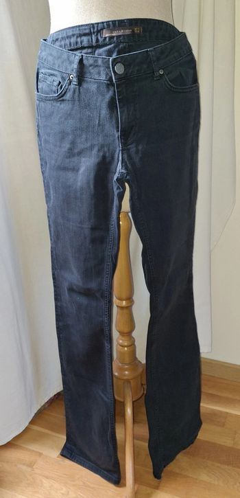 pantalon femme jean noir Zara