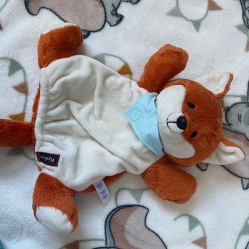 Doudou renard  plat marionnette kaloo