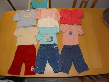 Lot vêtements T 6 mois