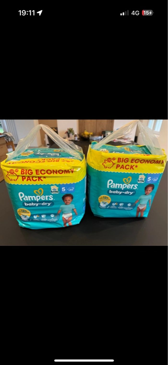Couche Pampers taille 5
