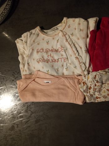 Lot pyjamas hiver fille 18 mois