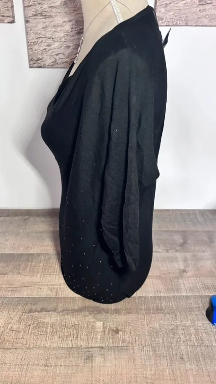 💕 blouse manche 3/4 taille 34 XS 36 s #123 #undeuxtrois #un1deux2trois3 - photo numéro 9