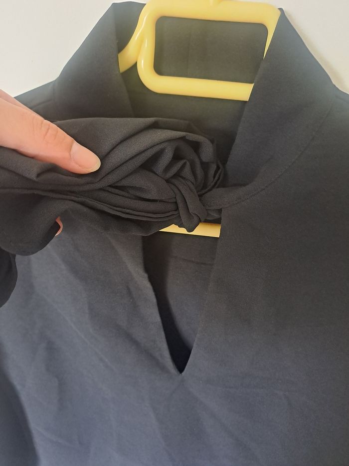 Blouse légère noir Dazy Taille S - photo numéro 5