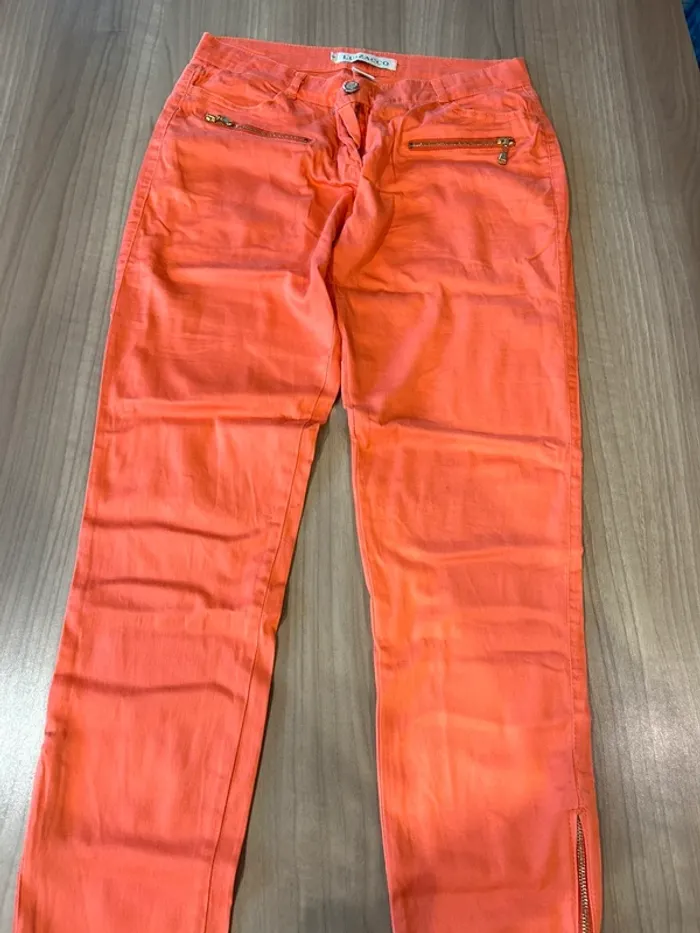 Pantalon orange taille S - photo numéro 5