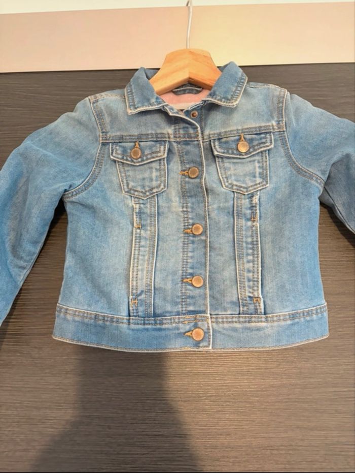 Veste en jean bleu Okaïdi 3 ans - photo numéro 4