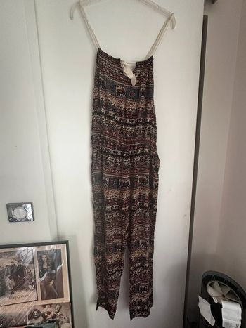 Combinaison pantalon motif aztèque – Taille S 🤎🤍