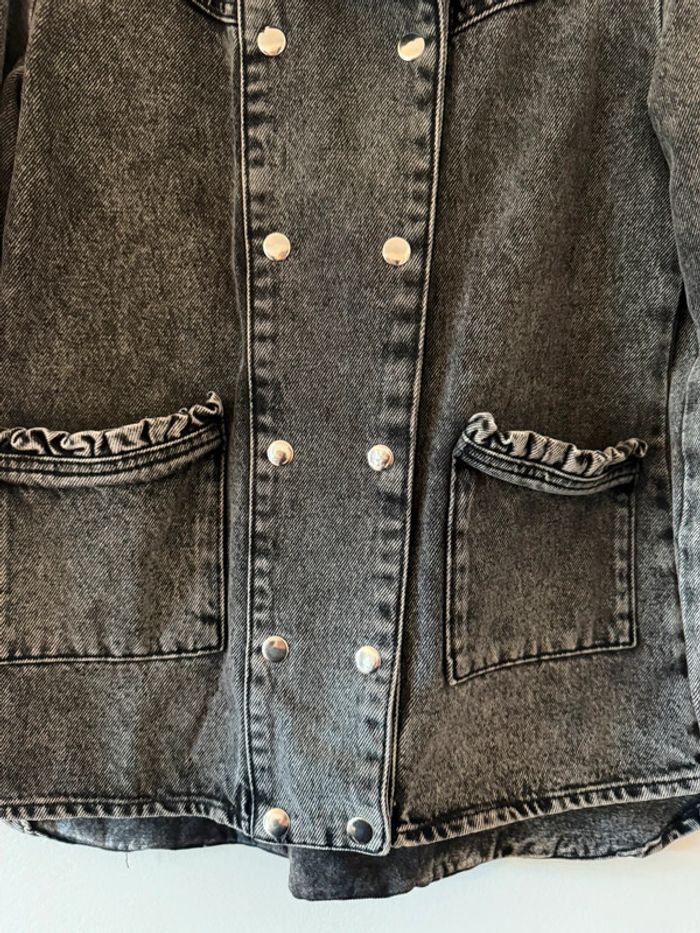 Veste en jeans grise Maison Stella & Suzie - photo numéro 5