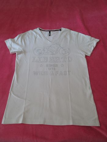 Tee-shirt blanc Liberto