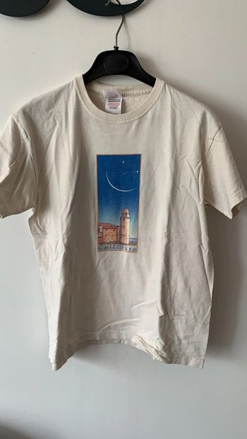 Tee shirt Collioure 9/11 ans crème