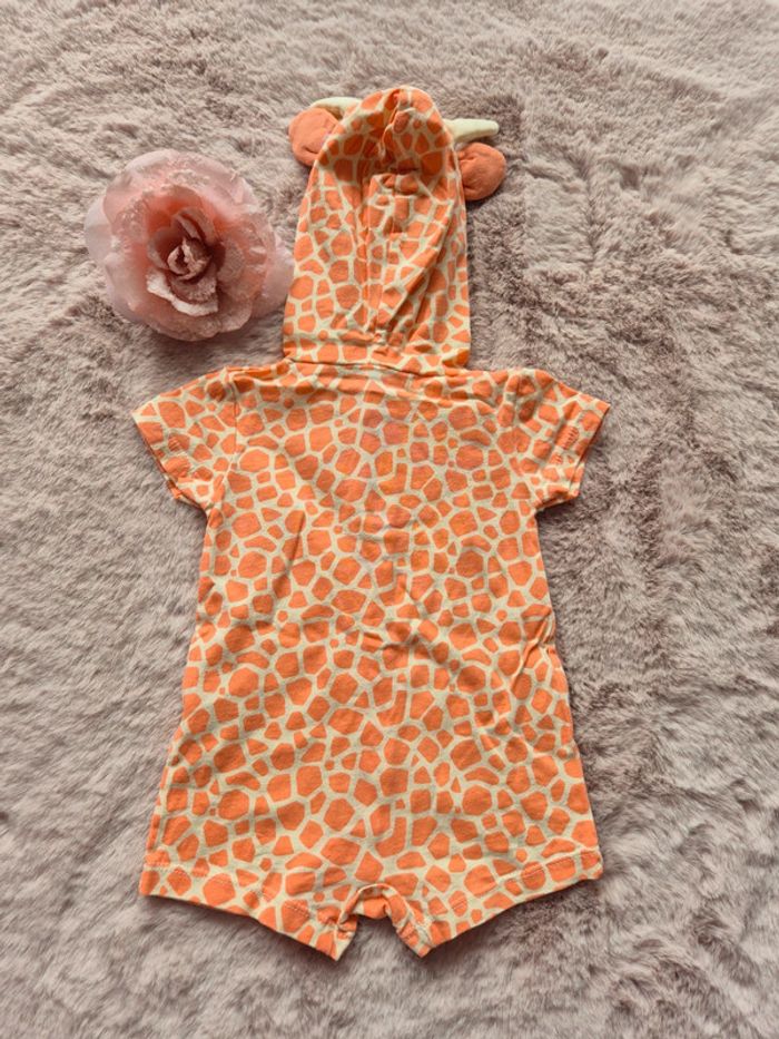 Combinaison orange girafe 3 mois - photo numéro 3
