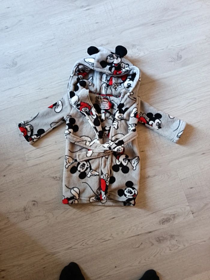 Peignoir robe de chambre bébé Mickey 9 12 mois Primark - photo numéro 2