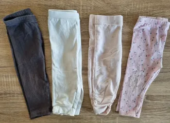 Lot de 4 leggings fille
