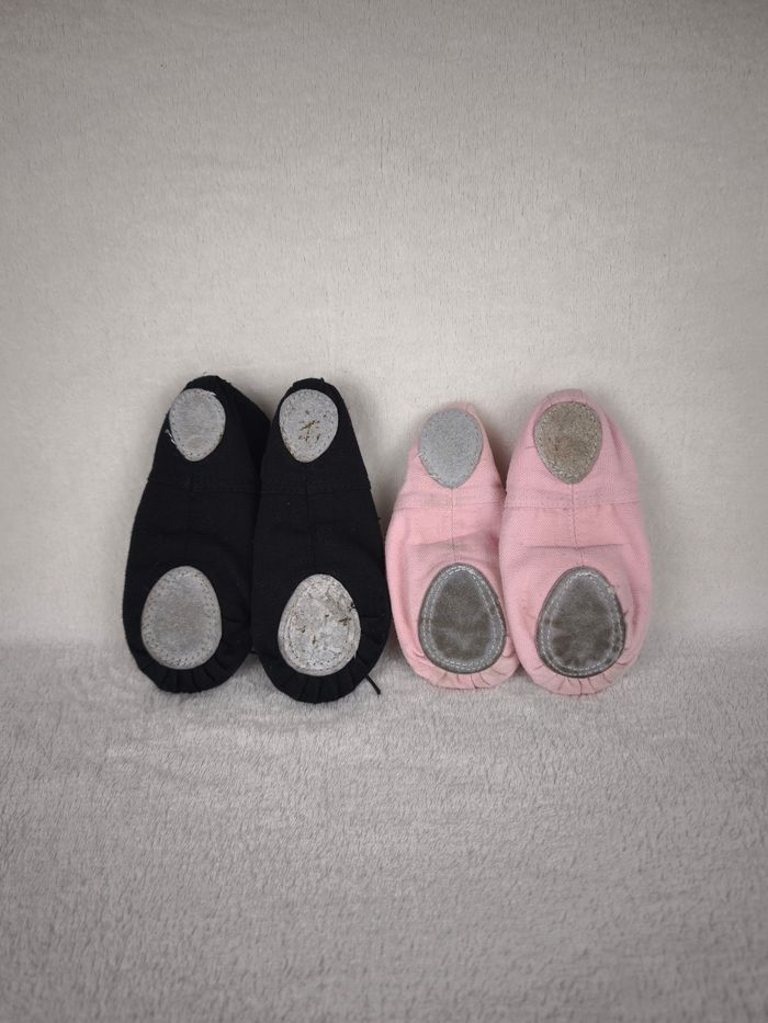 Lot x2 Paires de Chaussons de danse classique fille pointure 25 - photo numéro 2