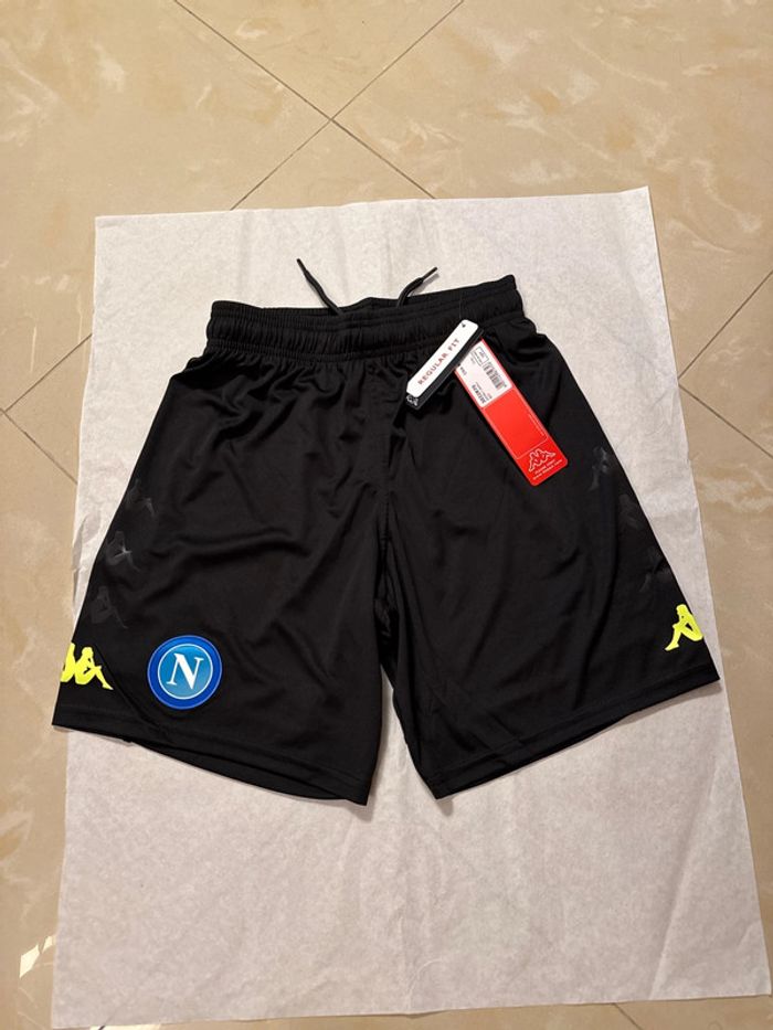 Short de foot kappa équipe Naples taille 10 ans authentique neuf