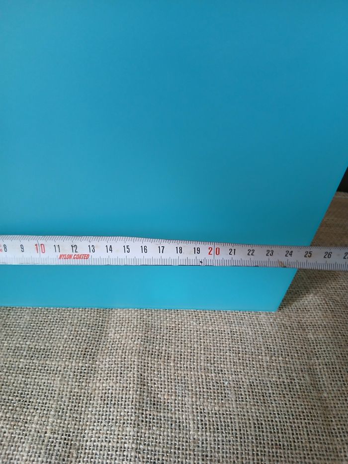 Rangement à papier documents en plastique bleu - photo numéro 7