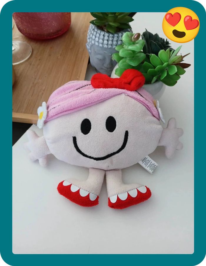 Péluche doudou Monsieur Madame 🌈🌿
