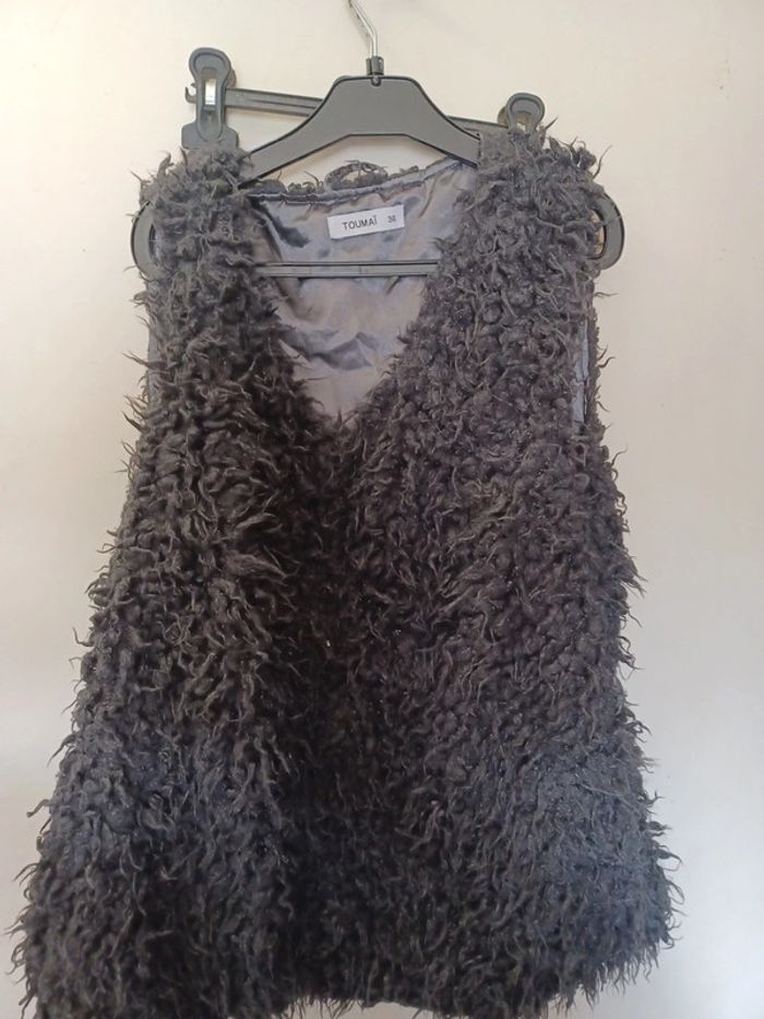 Gilet tout doux sans manche - photo numéro 2