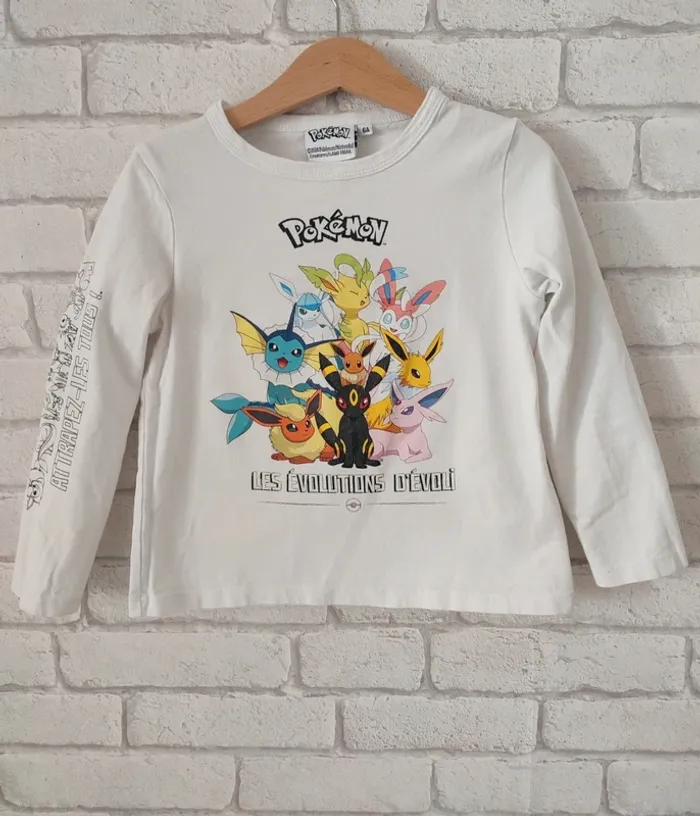 T-shirt Pokémon Évoli – 6 ans