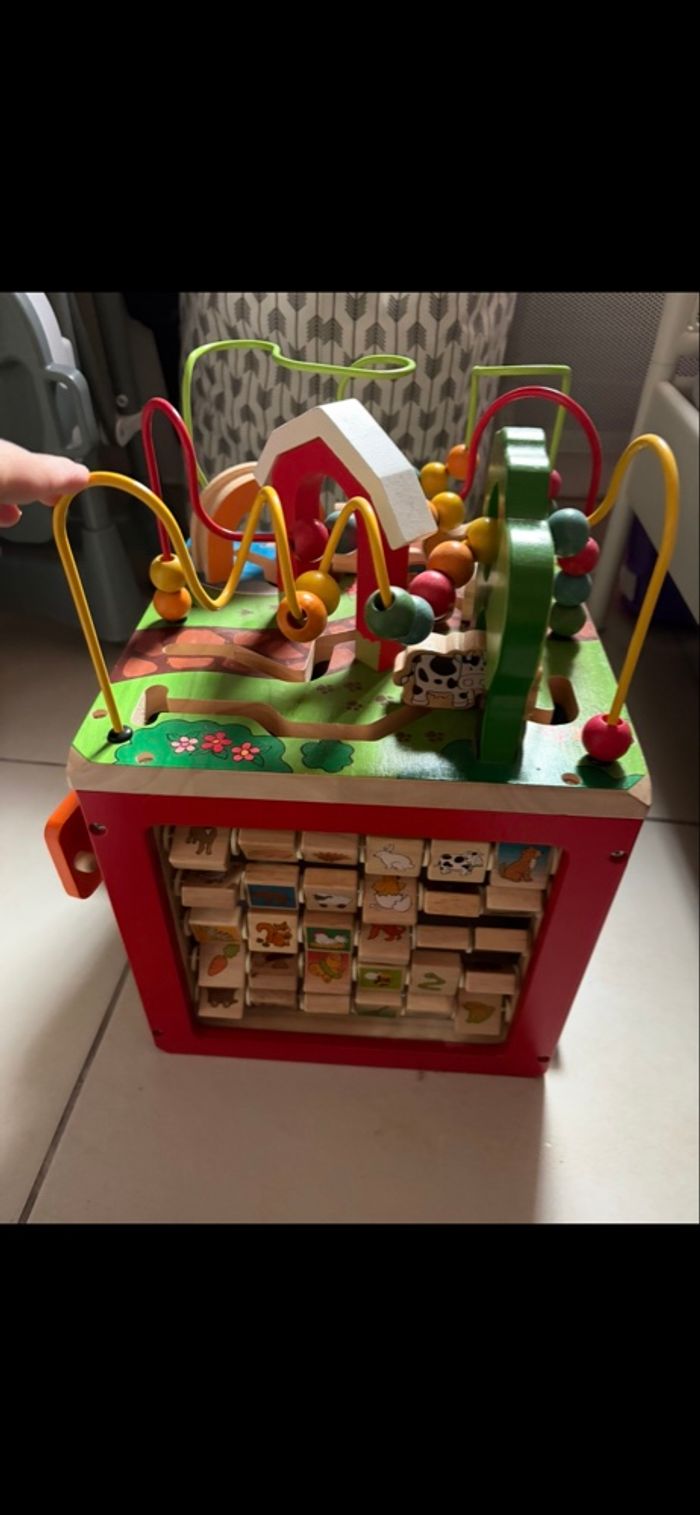 Cube éveil bois - photo numéro 2