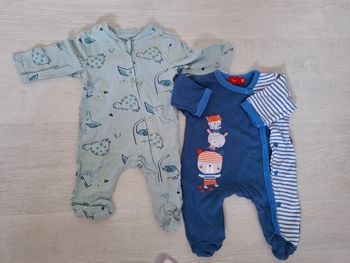 Lot de 2 pyjamas 1 mois