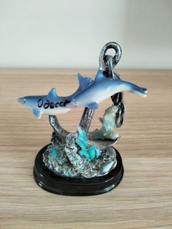 Déco figurine daufins.