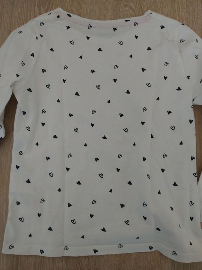 Tee-shirt cœurs à sequins réversibles Vertbaudet - photo numéro 3