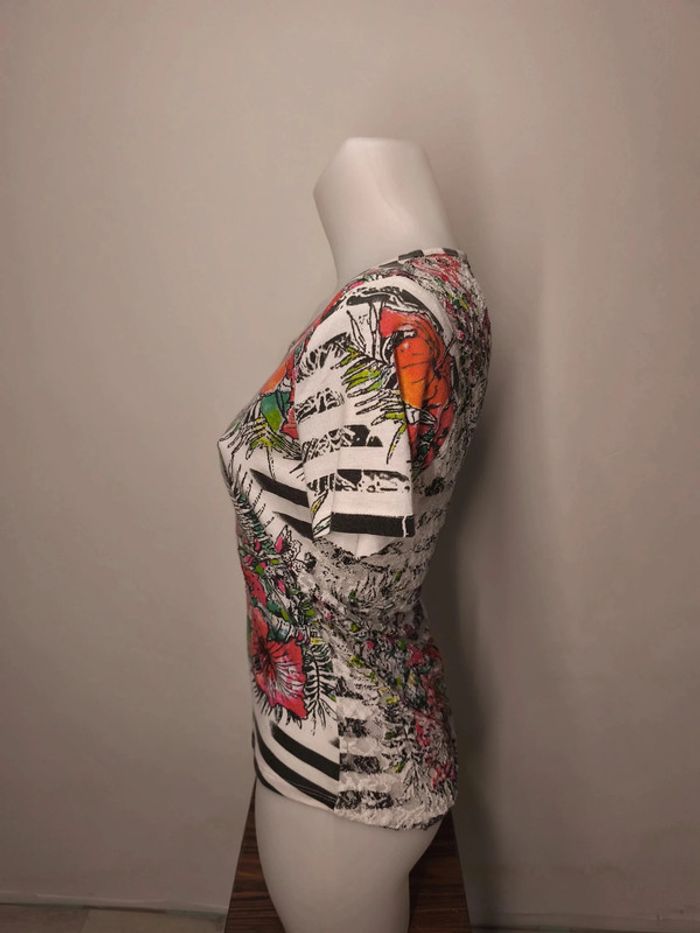 T-shirt Leo Guy Femme Taille 2 Multicouleurs - photo numéro 3