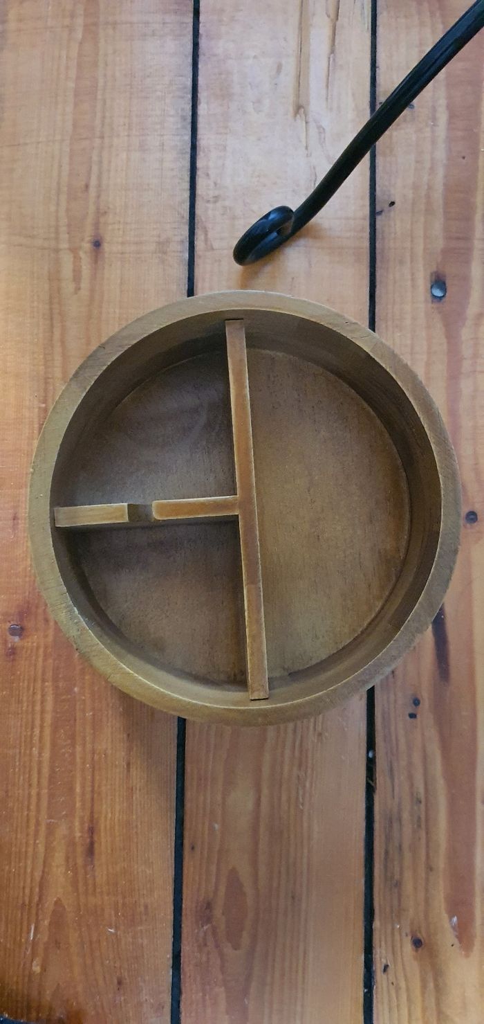 Boite à bijoux en bois avec miroir - photo numéro 2