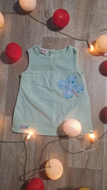 Robe verte pale bébé fille taille 3 mois La compagnie des petits