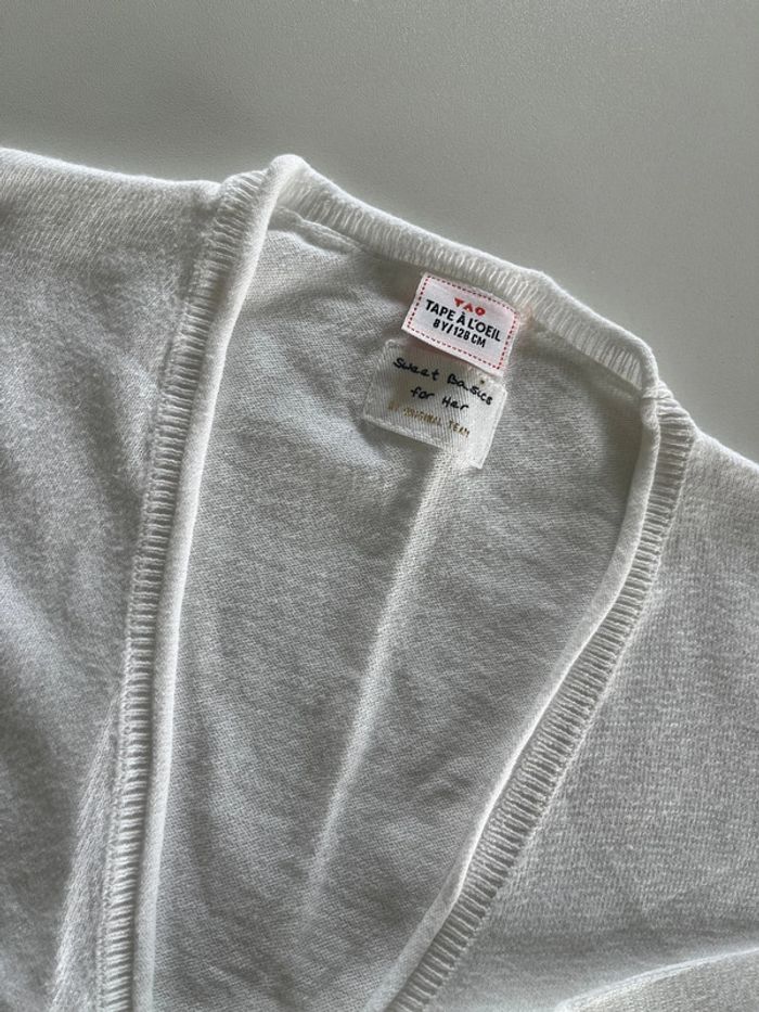 Gilet été fille TAO 8 ans neuf - photo numéro 2