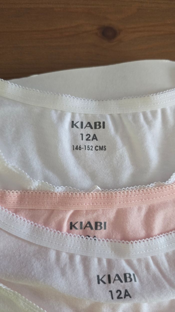 Neufs (non portés) 🩷🥰🤩 maillots de corps mc 12 ans fille 🤩🥰🩷 - photo numéro 5