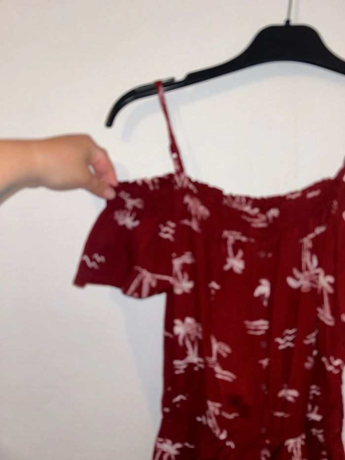 Combishort rouge bordeaux - photo numéro 2