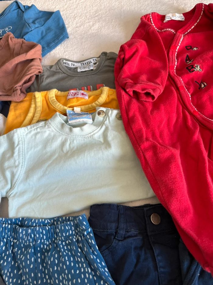 👶 Lot vêtements bébé garçon 6 mois  Été - photo numéro 7