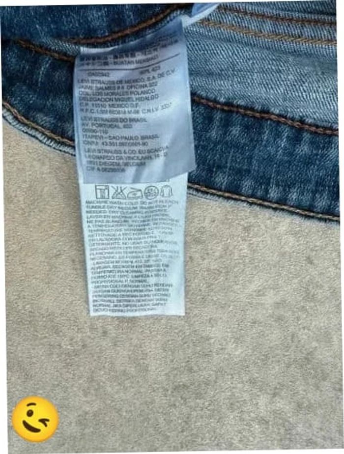 Jeans Levi's Mid Rise Skinny W30 FR40 L32 coupe skinny bleu Femme Women pan519b - photo numéro 6