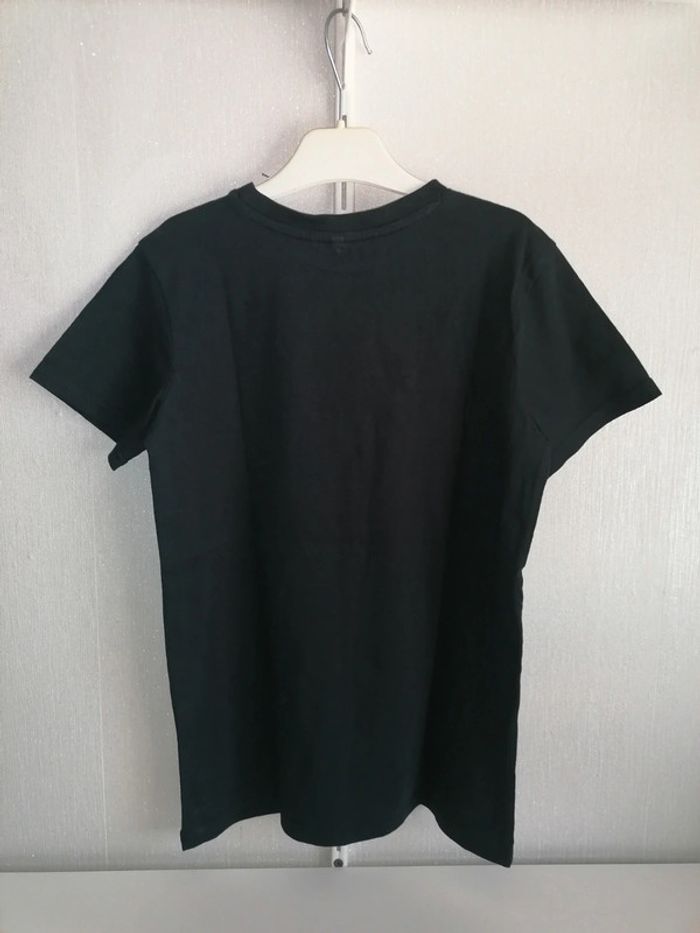 Tee-shirt coton noir 7.8ans - photo numéro 3